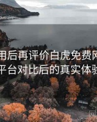 多次使用后再评价白虎免费网站：与同类平台对比后的真实体验差异