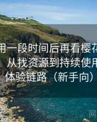连续使用一段时间后再看樱花影院免费观看：从找资源到持续使用的完整体验链路（新手向）