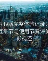 人人影视tv版完整体验记录：整体观感、交互细节与使用节奏评价，人人影视还