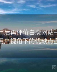 多次使用后再评价白虎网站一区：普通用户视角下的优缺点盘点