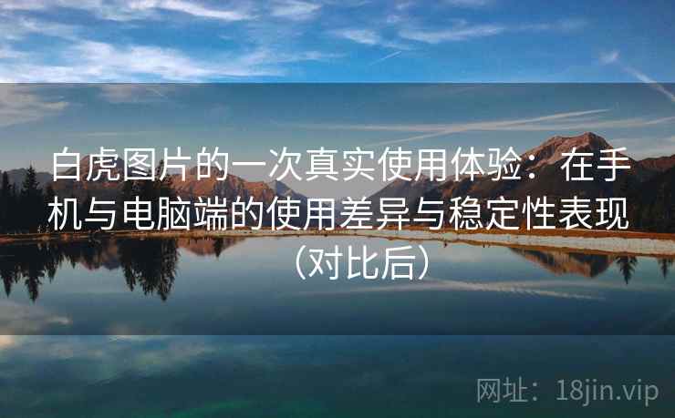 白虎图片的一次真实使用体验：在手机与电脑端的使用差异与稳定性表现（对比后）