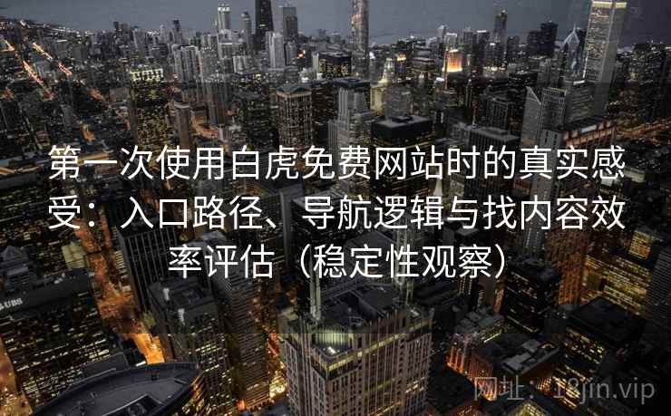 第一次使用白虎免费网站时的真实感受：入口路径、导航逻辑与找内容效率评估（稳定性观察）