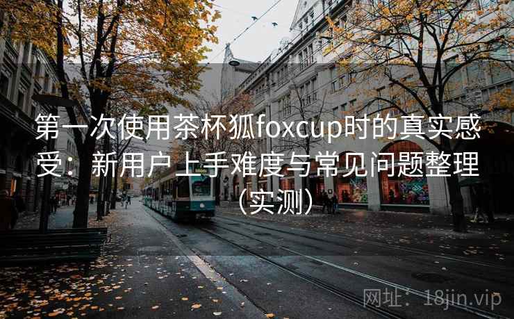 第一次使用茶杯狐foxcup时的真实感受：新用户上手难度与常见问题整理（实测）